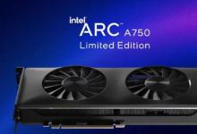 英特尔Arc A750中端GPU宣布采用RTX 3060