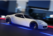 马自达今天展示了一款名为Vision Study Model的跑车概念