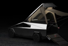 Space Campers 提供终极敞篷 Tesla Cyber​​truck 帐篷