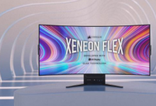 CORSAIR XENEON FLEX 45 可弯曲 OLED 游戏显示器现已上市