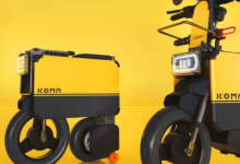 Icoma 展示了一款手提箱大小的电动变形金刚式摩托车