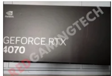 GeForce RTX 4070 性能和包装盒图像泄漏