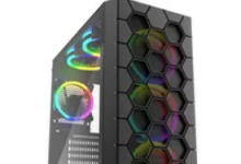 Sharkoon RGB Hex ATX 机箱采用 3D 六边形设计