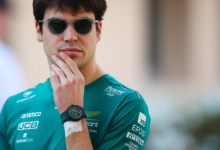 F1 的 Lance Stroll 在手腕骨折后参加巴林大奖赛