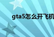 gta5怎么开飞机（gta5如何开飞机）