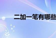 二加一笔有哪些字（二加一笔列述）