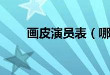 画皮演员表（哪些演员参演了画皮）