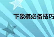 下象棋必备技巧（巧妙下象棋技巧）