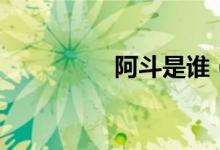 阿斗是谁（阿斗的简介）