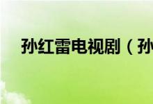 孙红雷电视剧（孙红雷演过哪些电视剧）