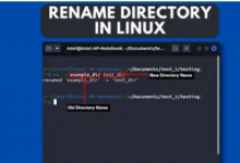如何在Linux中重命名目录