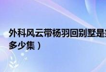 外科风云带杨羽回别墅是第几集（外科风云带杨羽回别墅是多少集）
