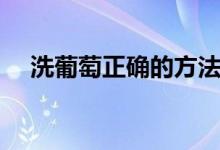 洗葡萄正确的方法(如何正确清洗葡萄)