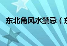 东北角风水禁忌（东北角风水禁忌有哪些）
