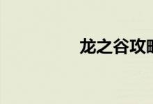 龙之谷攻略（升级指南）