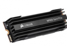 2 TB Corsair Force MP600 Gen4 PCIe SSD 在亚马逊上立减 34%