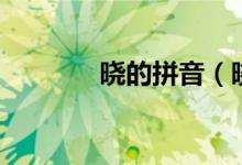 晓的拼音（晓的拼音及组词）