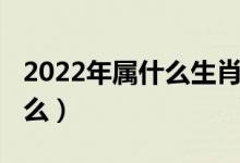 2022年属什么生肖年（2022年属生肖年是什么）