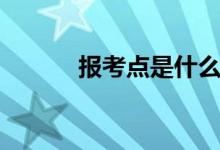 报考点是什么（即考试的地点）