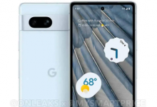 Google Pixel 7a 设计以所有三种颜色选项显示