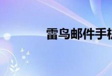 雷鸟邮件手机版（雷鸟快递）