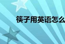筷子用英语怎么说（筷子用英语说）