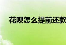 花呗怎么提前还款（花呗提前还款步骤）
