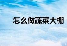 怎么做蔬菜大棚（蔬菜大棚如何建造）