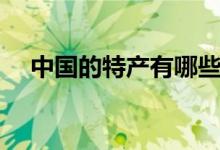 中国的特产有哪些（带你了解中国魅力）