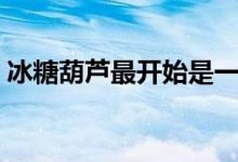 冰糖葫芦最开始是一种什么（糖葫芦的起源）