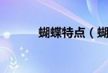 蝴蝶特点（蝴蝶特点简单介绍）