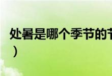 处暑是哪个季节的节气（处暑节气在什么季节）