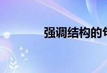 强调结构的句型（强调结构）
