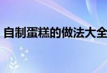 自制蛋糕的做法大全（两种自制蛋糕的做法）