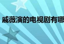 戚薇演的电视剧有哪些（这几部你都看过吗）