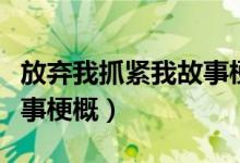 放弃我抓紧我故事梗概（关于放弃我抓紧我故事梗概）