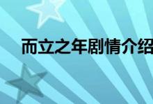 而立之年剧情介绍（而立之年剧情简介）