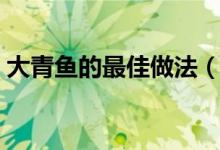 大青鱼的最佳做法（大青鱼的最佳做法分享）