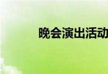 晚会演出活动策划（晚会演出）