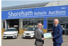 Shoreham Vehicle Auctions 获得电动汽车认证