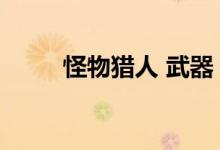 怪物猎人 武器（怪物猎人ol武器）
