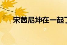 宋茜尼坤在一起了吗（尼坤关注宋茜）