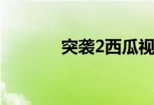 突袭2西瓜视频(突袭2地图)