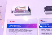 ADATA 和 XPG 推出 NeonStorm 14 GB/s Gen5 SSD
