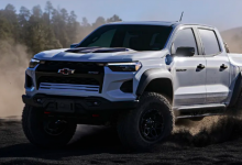 2024 Chevy Colorado ZR2 Bison 配备大轮胎和花哨的防撞装置