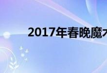 2017年春晚魔术（2017春晚魔术）