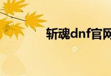 斩魂dnf官网（斩魂dnf1 3）