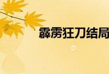 霹雳狂刀结局（霹雳狂刀剧情）
