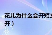 花儿为什么会开短文所有答案（花儿为什么会开）