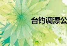 台钓调漂公式（台钓调漂）